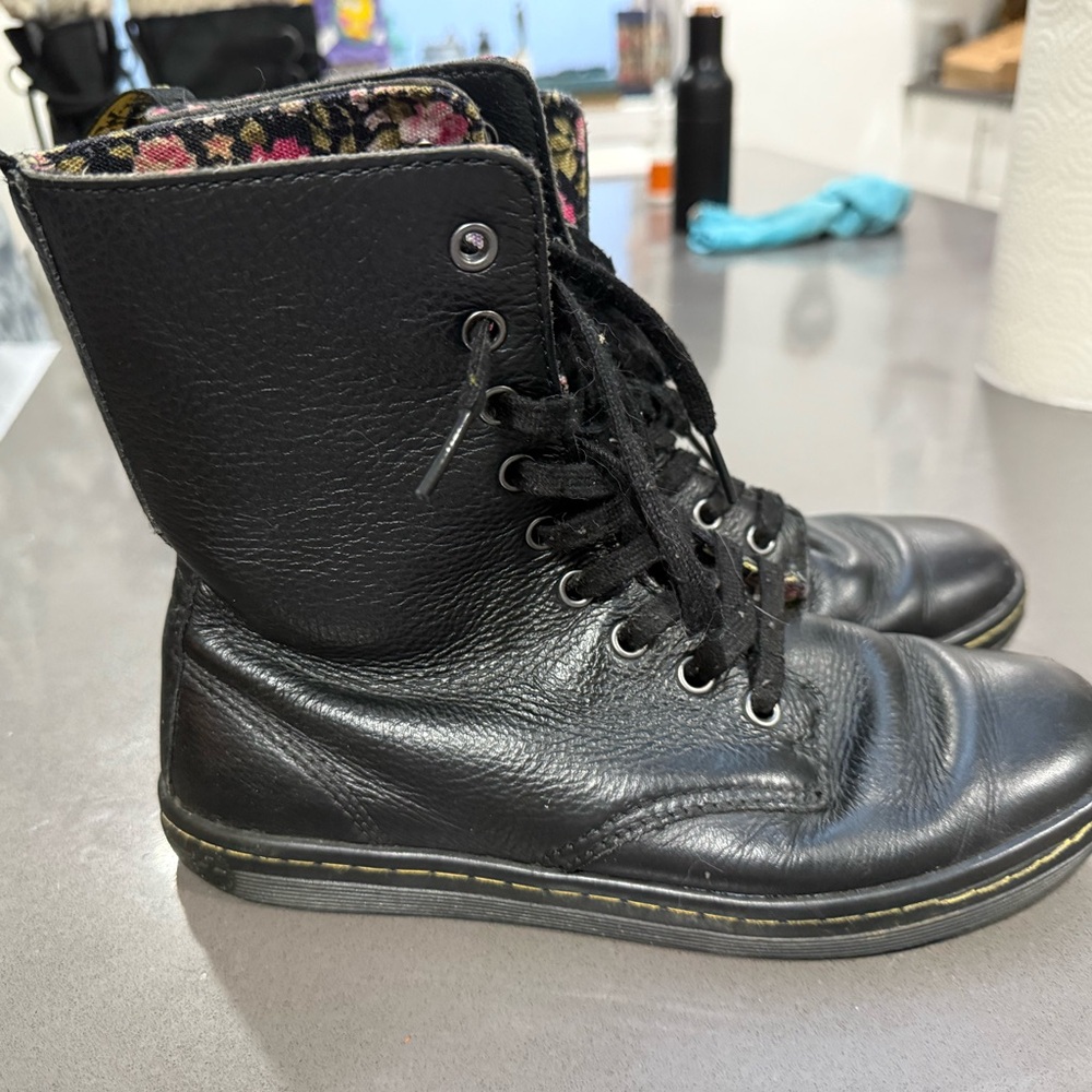 Dr. Martens Black Lace Up Boots